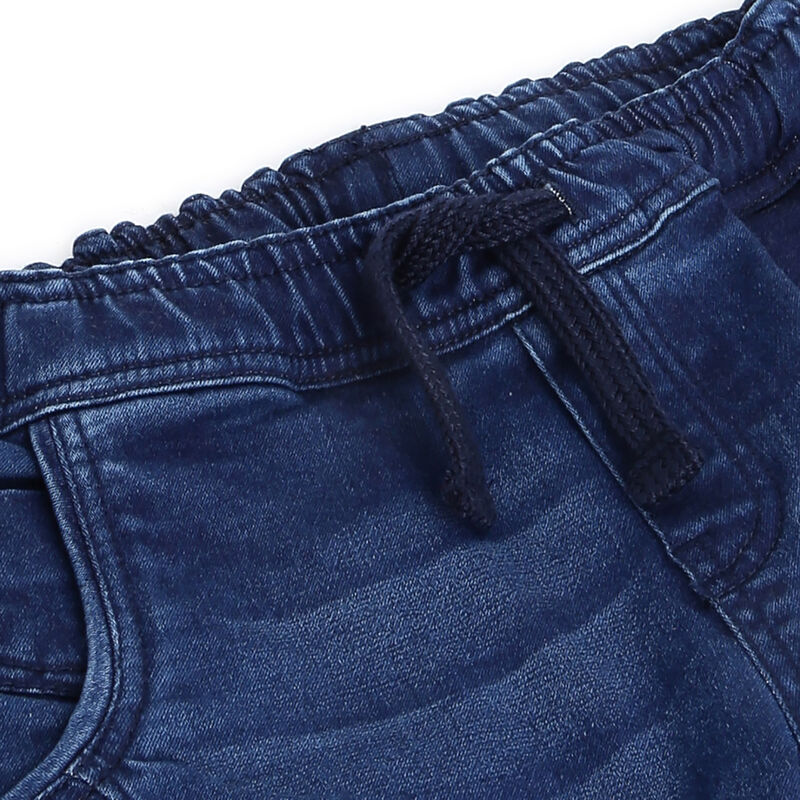 Boys Dark Blue Solid Long Trouser image number null